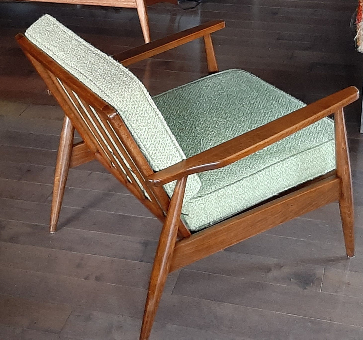 RESTORED MCM Walnut Lounge Chair