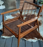 RESTORED MCM Walnut Lounge Chair 7