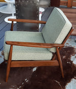 RESTORED MCM Walnut Lounge Chair 9