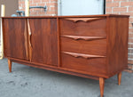 REFINISHED MCM Walnut Buffet Sideboard 66