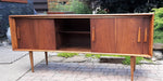 REFINISHED Walnut MCM Credenza by Deilcraft 68