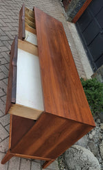 REFINISHED MCM Walnut Sideboard Credenza by Kaufman furniture, 66.5