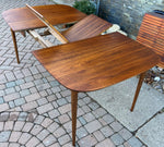 REFINISHED MCM Walnut Dining Table with butterfly extension 56