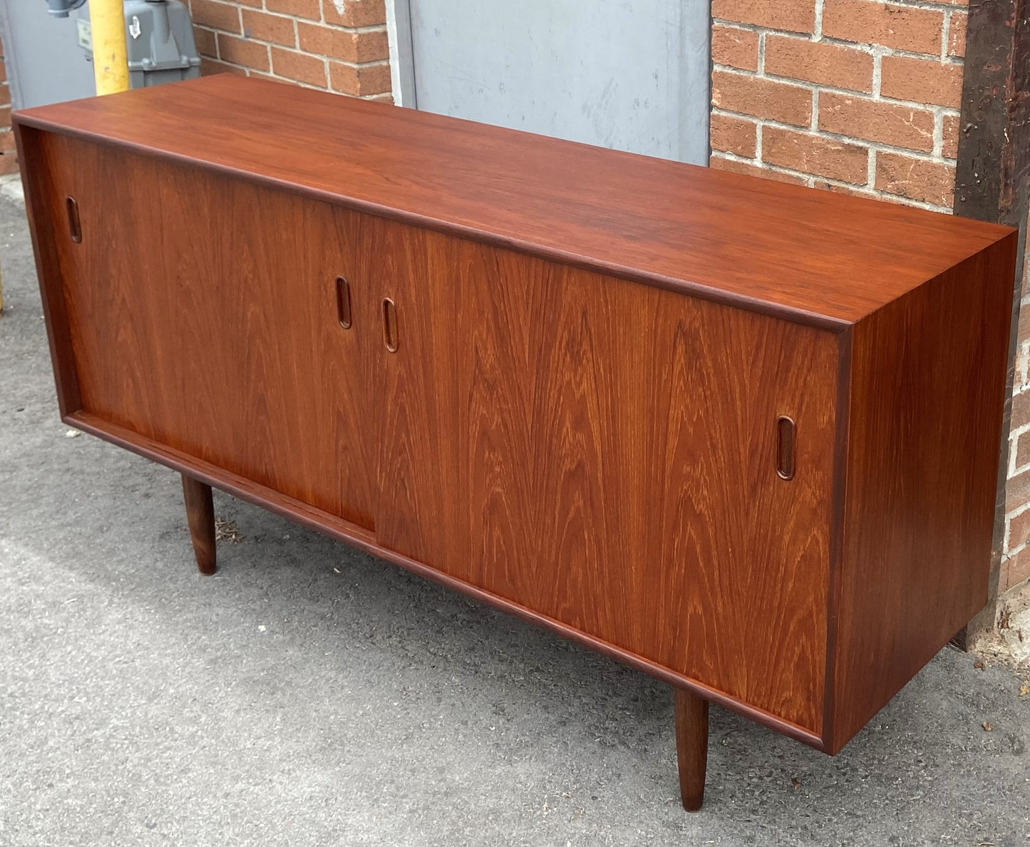 REFINISHE MCM Teak Sideboard by Punch 60", Perfect