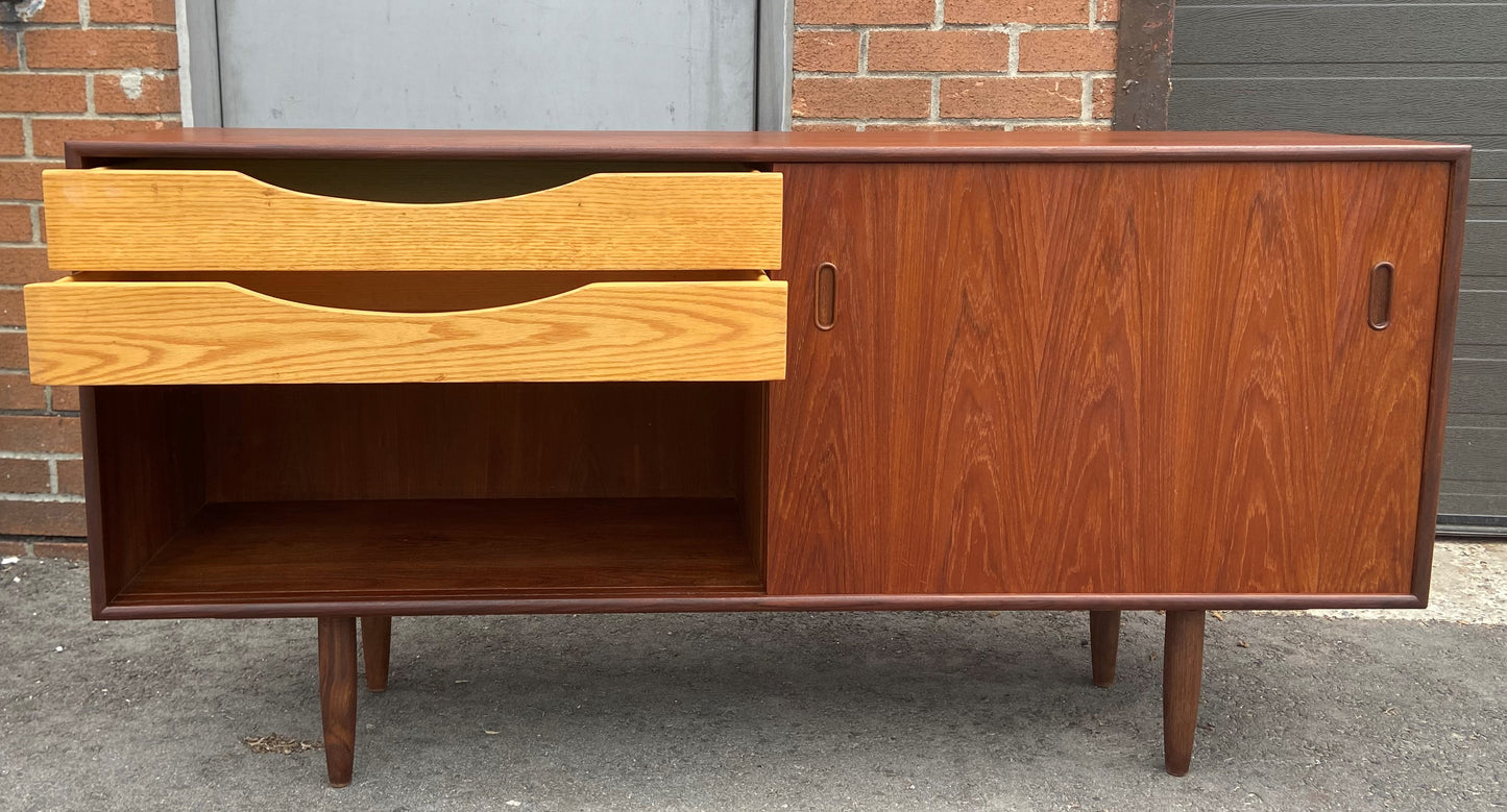 REFINISHE MCM Teak Sideboard by Punch 60", Perfect