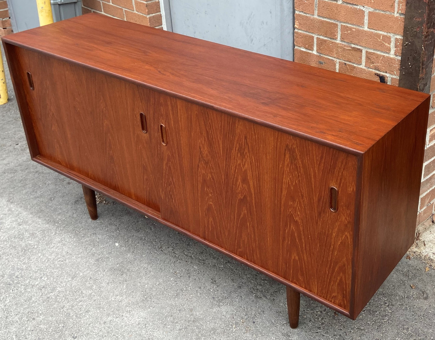 REFINISHE MCM Teak Sideboard by Punch 60", Perfect