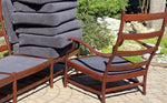 REFINISHED REUPHOLSTERED Mid Century Modern Rosewood Armchair (part of the set) 8