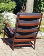 REFINISHED REUPHOLSTERED Mid Century Modern Rosewood Armchair (part of the set) 11