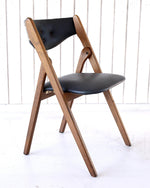 5 MCM Coronet Chairs REFINISHED REUPHOLSTERED, perfect. They FOLD - Mid Century Modern Toronto 1