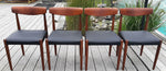 4 REFINISHED MCM Teak Chairs by Knud Faerch REUPHOLSTERED in Real Leather, model 343, PERFECT - Mid Century Modern Toronto 3