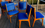 2 MCM Teak Chairs by Johannes Andersen RESTORED REUPHOLSTERED in Maharam fabric, each $189 - Mid Century Modern Toronto 6