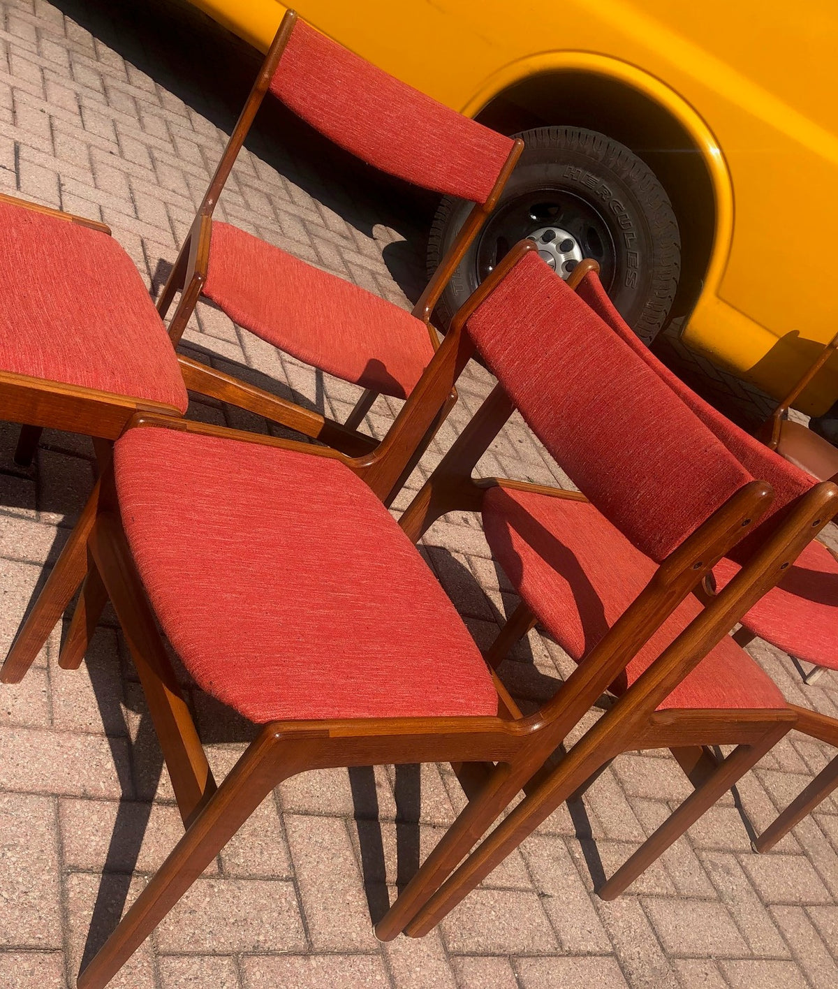 Deposit for 10 Danish MCM Teak Chairs by Anderstrup RESTORED will be REUPHOLSTERED for you, each $229 - Mid Century Modern Toronto
