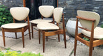 6 Finn Juhl for John Stuart MCM Sculpted Walnut Chairs, each $299, great vintage condition - Mid Century Modern Toronto 1