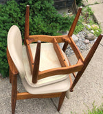 6 Finn Juhl for John Stuart MCM Sculpted Walnut Chairs, each $299, great vintage condition - Mid Century Modern Toronto 7