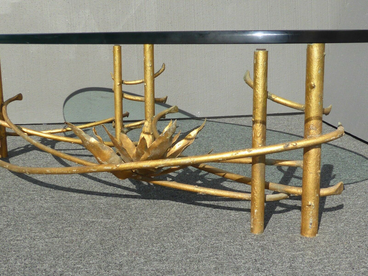 MCM Brutalist Silas Seandel Lotus  Coffee Table large, rare - Mid Century Modern Toronto