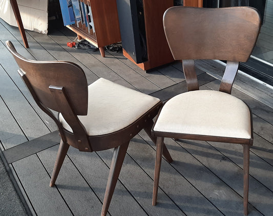 Set of 6 Rare Russell Spanner Catalina Dining Chairs  (Refinished dining table available), each $150 - Mid Century Modern Toronto