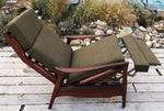REFINISHED Solid Teak MCM High Back Lounge Chair Reclining, perfect, will be REUPHOLSTERED for you - Mid Century Modern Toronto 2