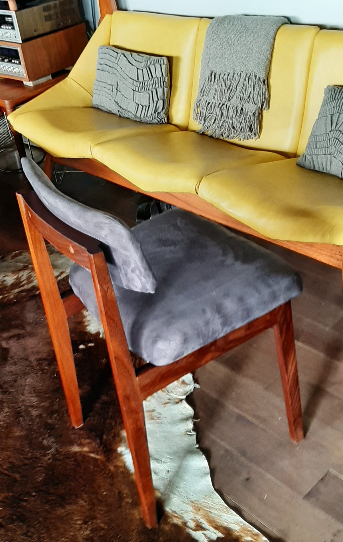 6 RESTORED Mid Century Modern Solid Teak Chairs  by Jan Kuypers, perfect, each $167 only - Mid Century Modern Toronto