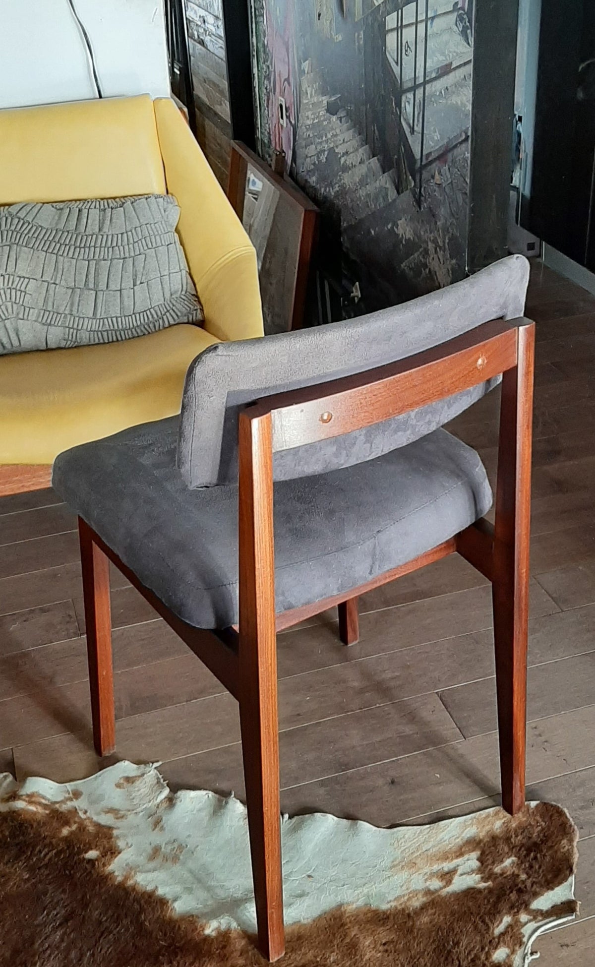 6 RESTORED Mid Century Modern Solid Teak Chairs  by Jan Kuypers, perfect, each $167 only - Mid Century Modern Toronto
