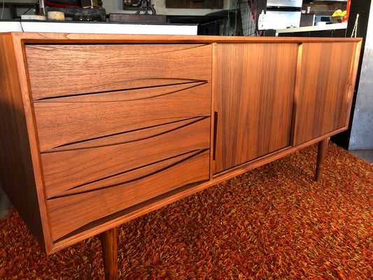ON HOLD for Steve L.--Danish MCM Teak Sideboard TV Console 63" - Mid Century Modern Toronto