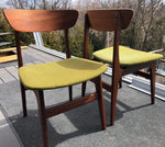 4 MCM Teak Chairs by Punch Design RESTORED, PERFECT, includes custom UPHOLSTERY, each $275 - Mid Century Modern Toronto 3