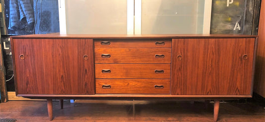 REFINISHED MCM  Teak Sideboard by Punch Designs, PERFECT, 78" - Mid Century Modern Toronto