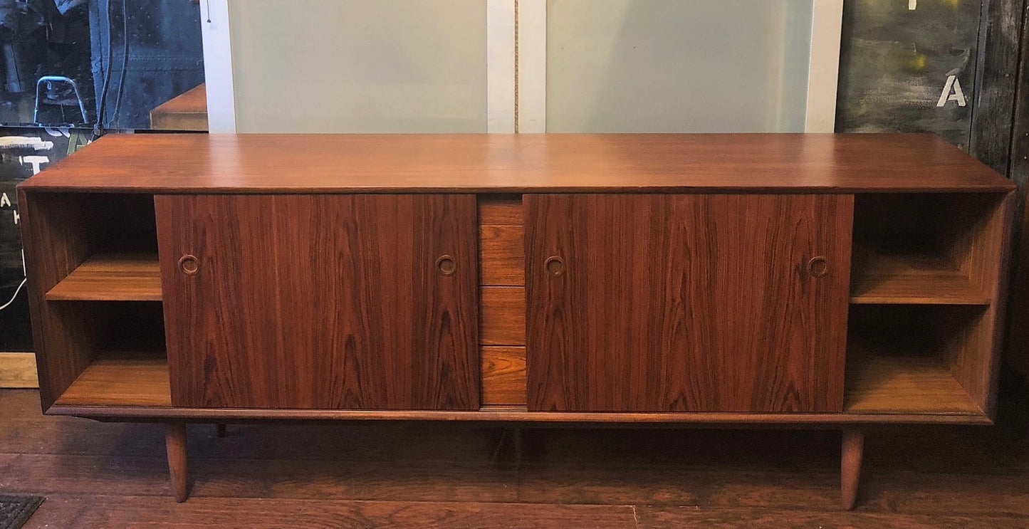 REFINISHED MCM  Teak Sideboard by Punch Designs, PERFECT, 78" - Mid Century Modern Toronto