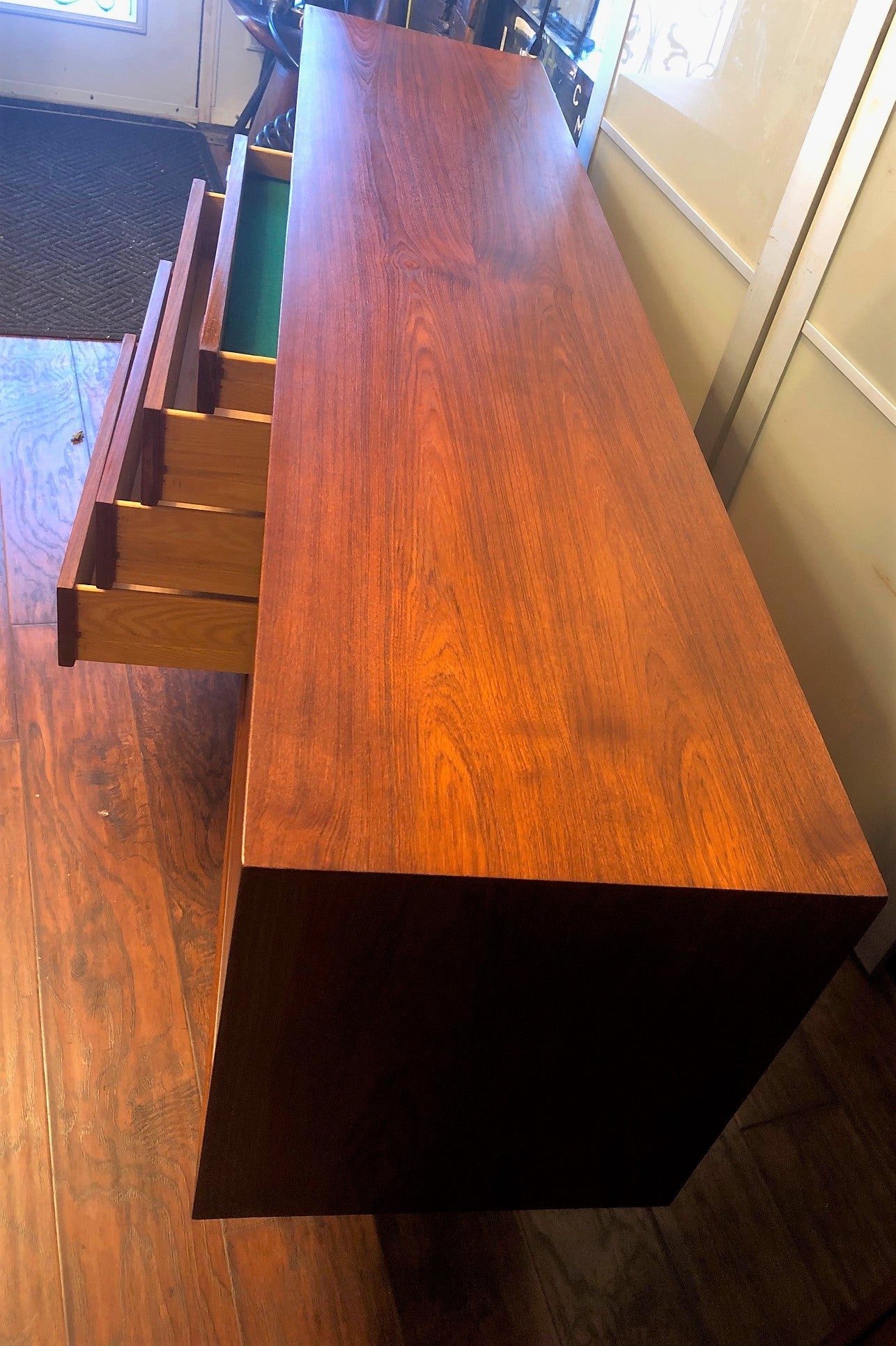 REFINISHED MCM  Teak Sideboard by Punch Designs, PERFECT, 78" - Mid Century Modern Toronto