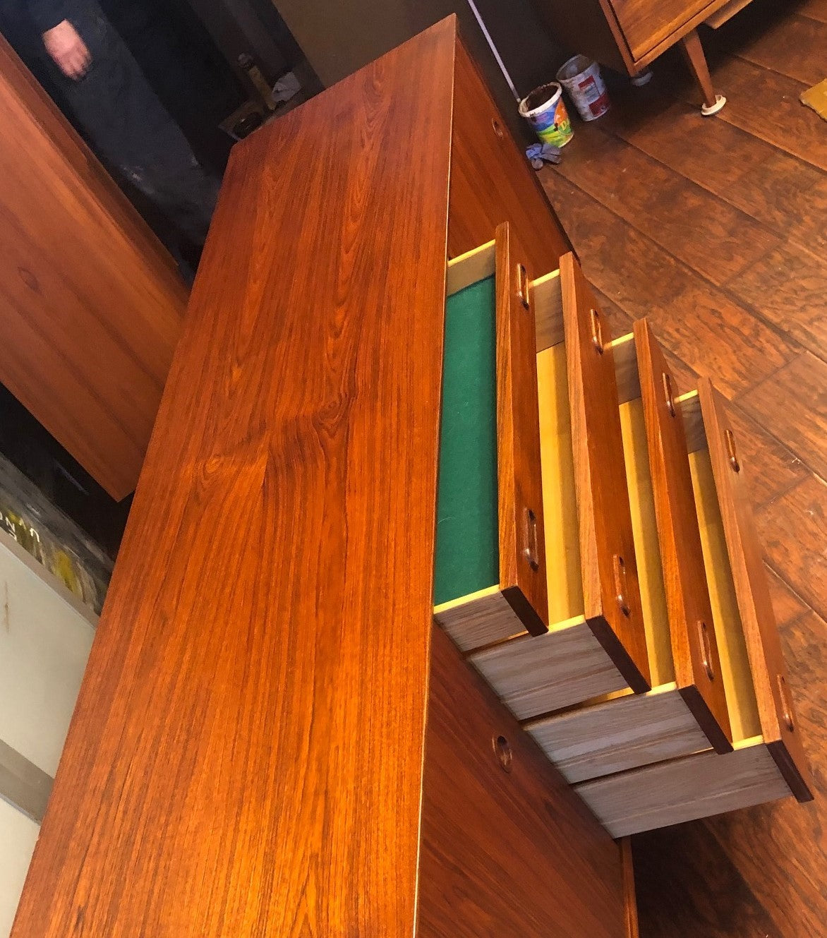 REFINISHED MCM  Teak Sideboard by Punch Designs, PERFECT, 78" - Mid Century Modern Toronto