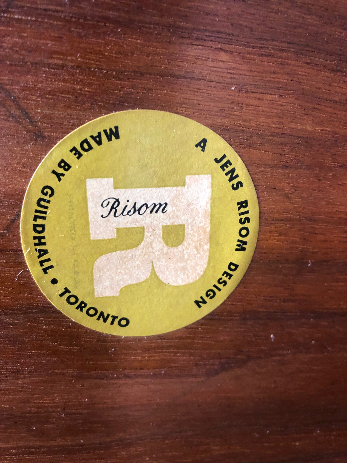 RESERVED FOR Dan McCormick ---REFINISHED MCM Accent Table by Jens Risom, commercial quality, large, PERFECT - Mid Century Modern Toronto