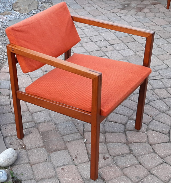 Set of 2 REFINISHED MCM Teak Armchairs by Brunswick Mfg for Eatons - Mid Century Modern Toronto