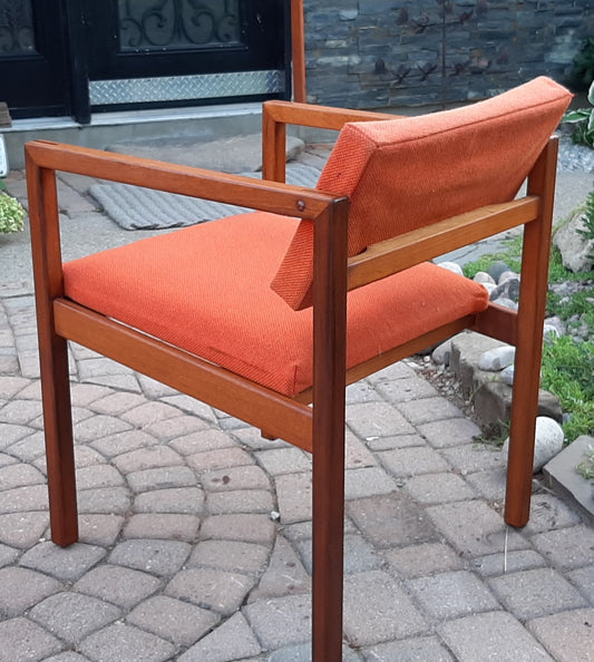 Set of 2 REFINISHED MCM Teak Armchairs by Brunswick Mfg for Eatons - Mid Century Modern Toronto