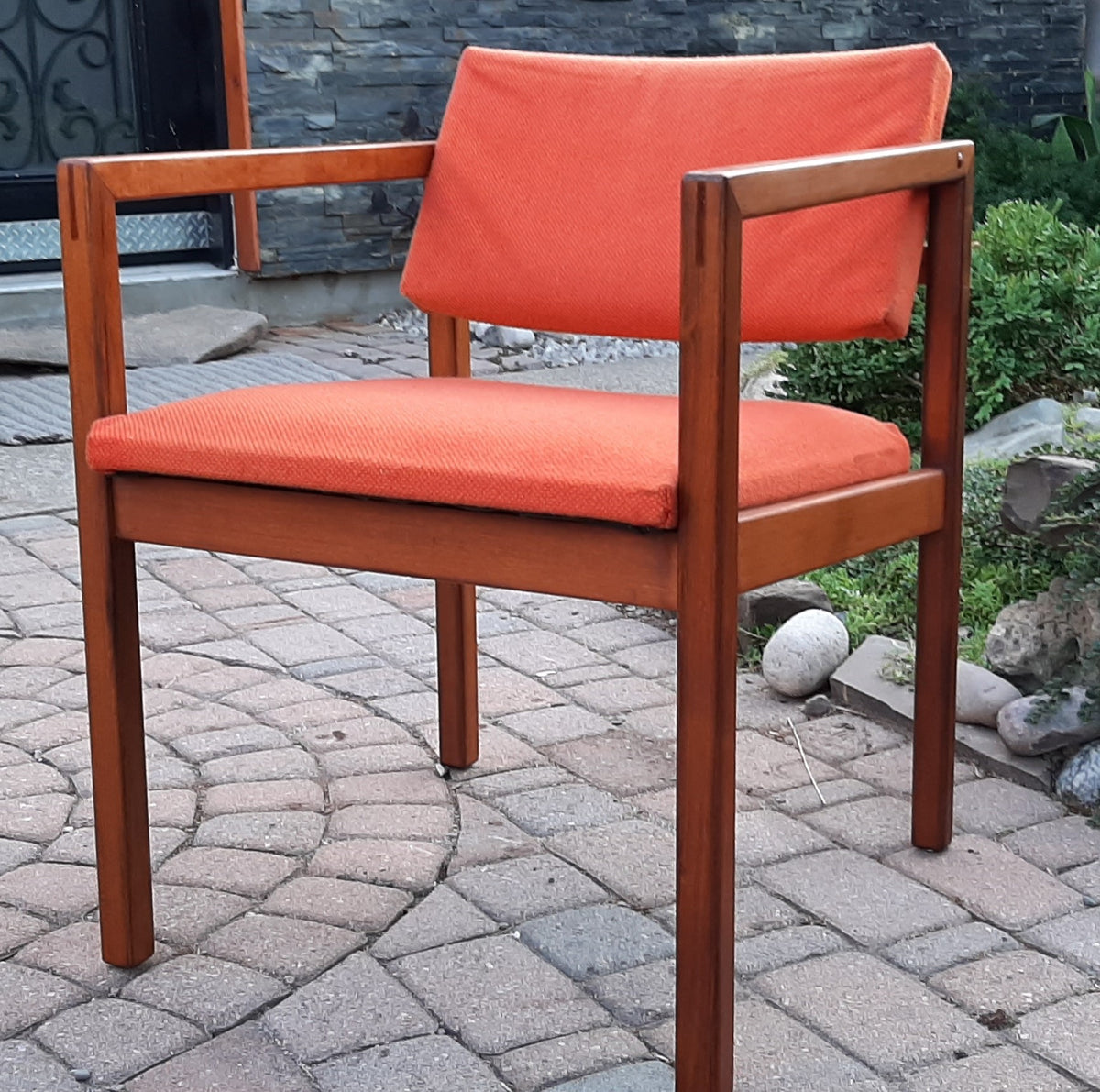 Set of 2 REFINISHED MCM Teak Armchairs by Brunswick Mfg for Eatons - Mid Century Modern Toronto
