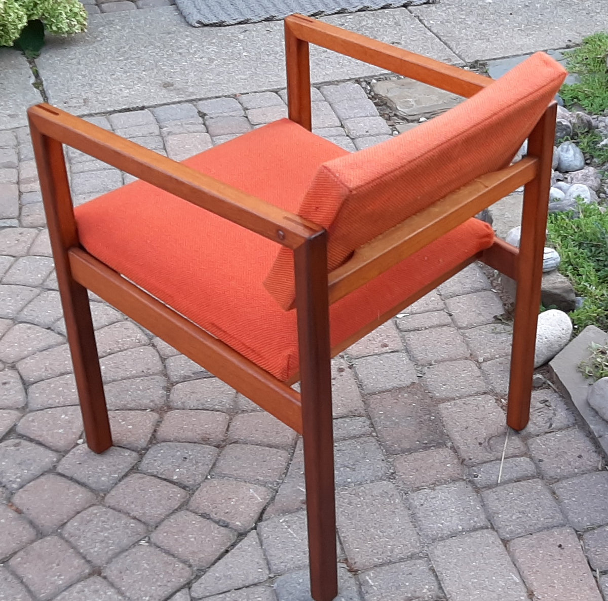 Set of 2 REFINISHED MCM Teak Armchairs by Brunswick Mfg for Eatons - Mid Century Modern Toronto