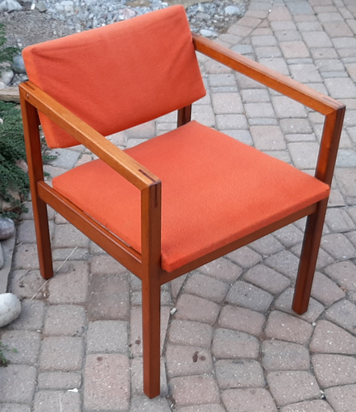 Set of 2 REFINISHED MCM Teak Armchairs by Brunswick Mfg for Eatons - Mid Century Modern Toronto
