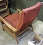 Will be REFINISHED & REUPHOLSTERED in charcoal wool MCM Lounge Chair Recliner - Mid Century Modern Toronto 3