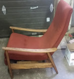 Will be REFINISHED & REUPHOLSTERED in charcoal wool MCM Lounge Chair Recliner - Mid Century Modern Toronto 7