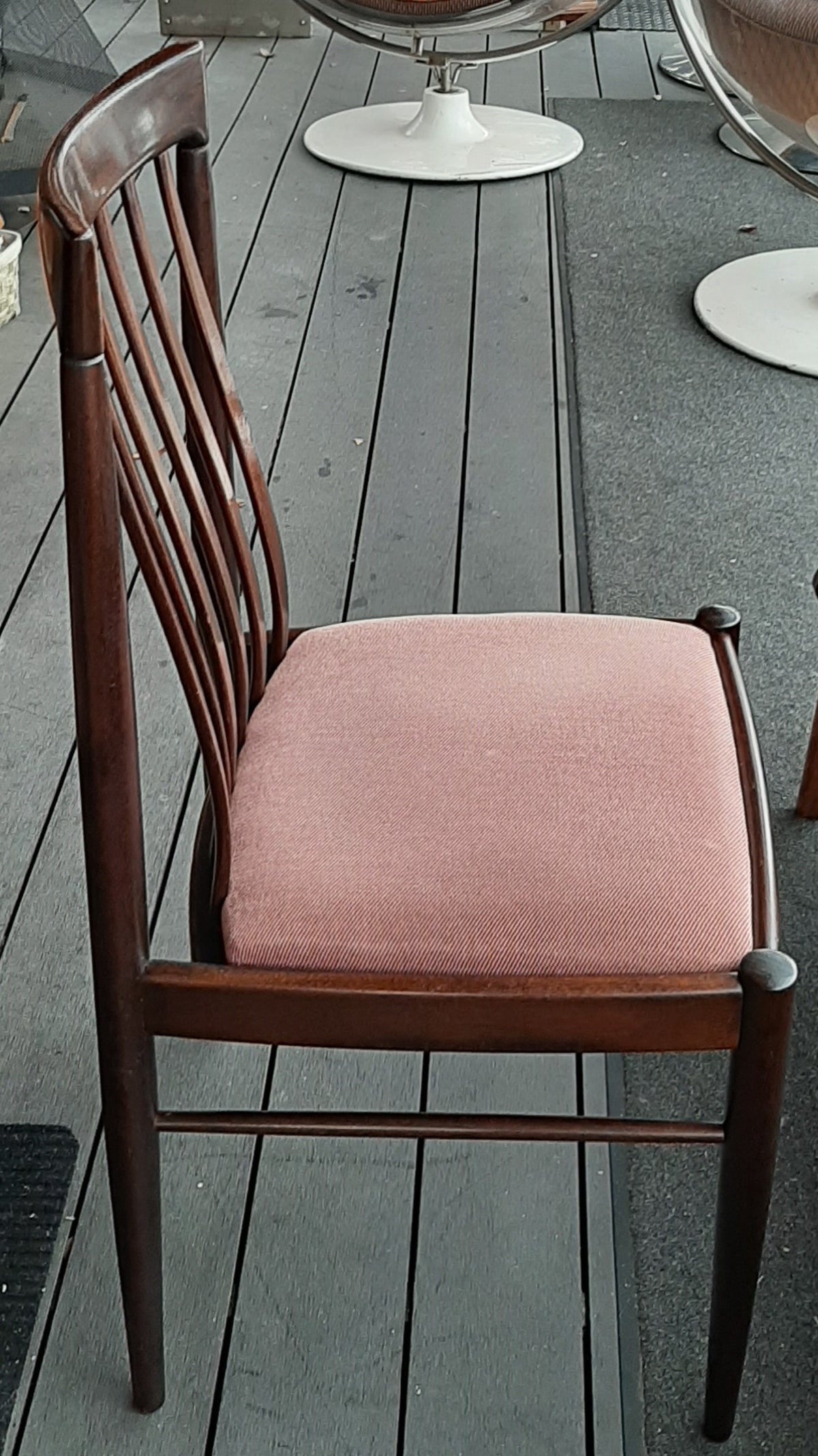 8 Danish MCM Rosewood or Mahogany Dining Chairs RESTORED; very comfortable, each $249 - Mid Century Modern Toronto