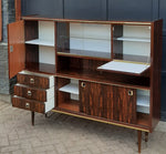 RESTORED Mid Century Modern Rosewood Highboard compact narrow, PERFECT - Mid Century Modern Toronto 5