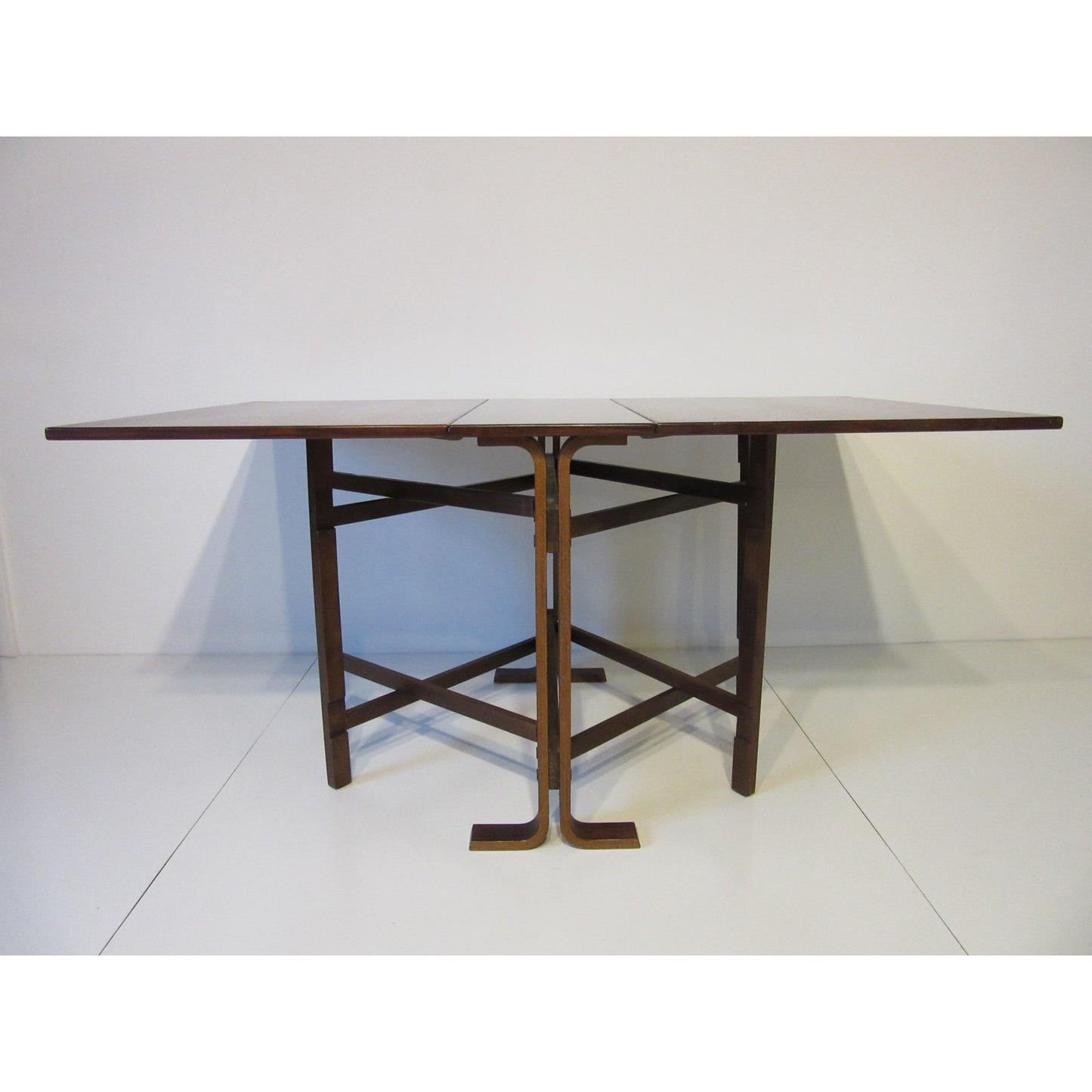 REFINISHED Brazilian Rosewood Gate-leg Drop Leaf Table by S. Ressell, made in Norway, perfect - Mid Century Modern Toronto