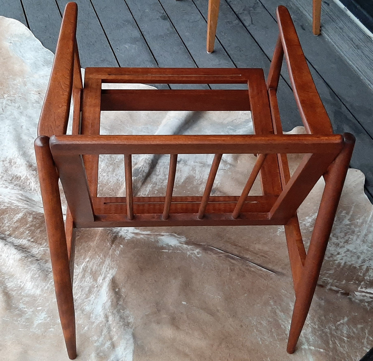 Set of 2 REFINISHED MCM Solid Wood Lounge Armchairs, like new - Mid Century Modern Toronto