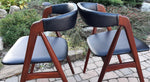 2 RESTORED REUPHOLSTERED MCM  Danish MCM Teak Compass Armchairs, perfect - Mid Century Modern Toronto 2