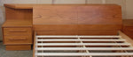RESTORED MCM Teak Dresser 9 Drawers, Wardrobe , 2 Nigh Stands, Queen Bed w Headboard, Mirror, PERFECT - Mid Century Modern Toronto 5