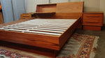 RESTORED MCM Teak Dresser 9 Drawers, Wardrobe , 2 Nigh Stands, Queen Bed w Headboard, Mirror, PERFECT - Mid Century Modern Toronto 6