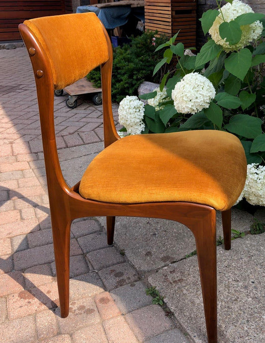 6 MCM Teak Chairs by Deilcraft RESTORED, each $150 only - Mid Century Modern Toronto