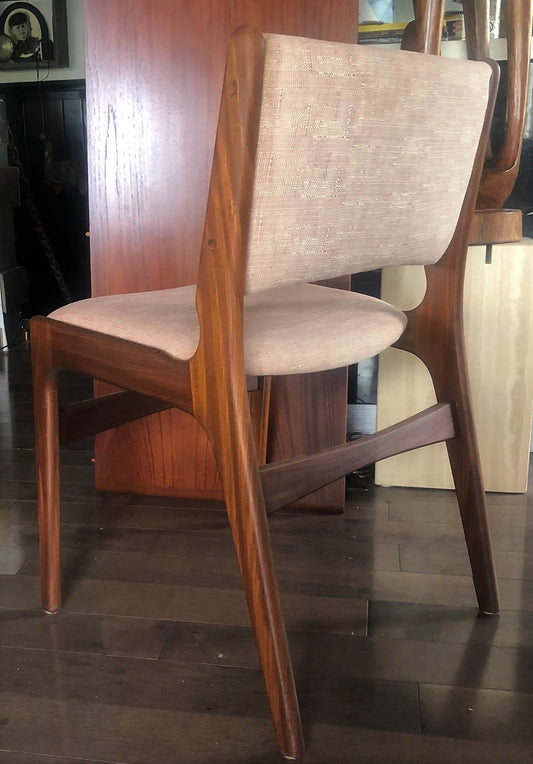4 MCM Teak Chairs by Johannes Andersen RESTORED, PERFECT, each $199 - Mid Century Modern Toronto