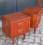 2 REFINISHED Mid Century Modern Teak Nightstands, PERFECT - Mid Century Modern Toronto 6