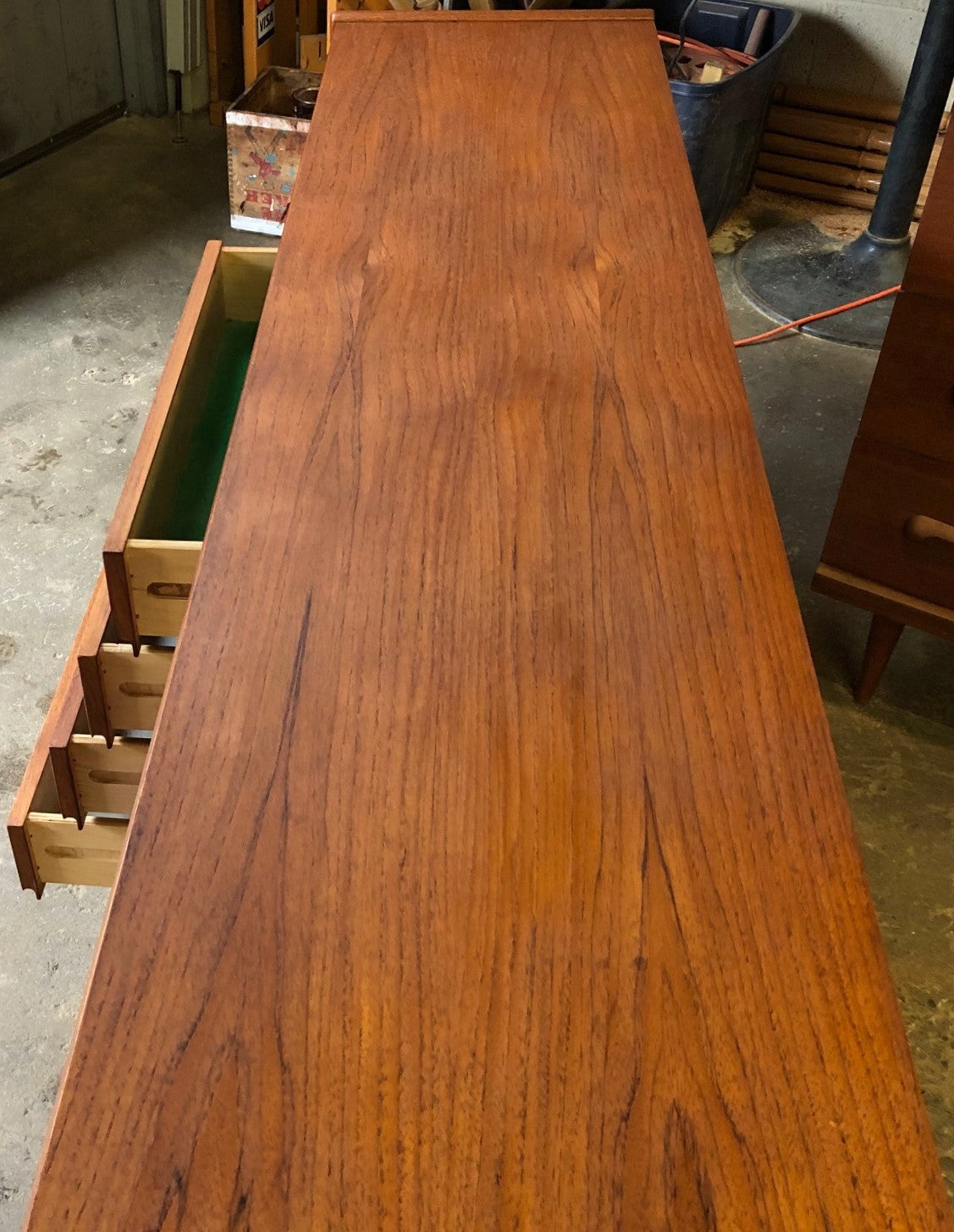 REFINISHED MCM  Teak Sideboard, PERFECT, 6ft - Mid Century Modern Toronto