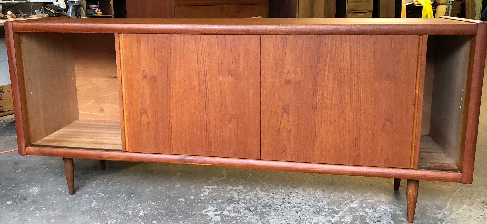 REFINISHED MCM  Teak Sideboard, PERFECT, 6ft - Mid Century Modern Toronto