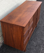REFINISHED MCM Walnut Buffet Sideboard 50
